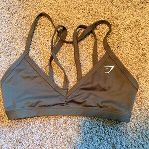 Gymshark olive green sports bra